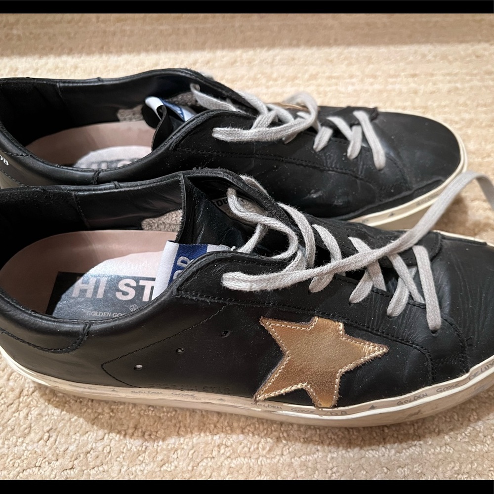Golden Goose Black Hi-Star
